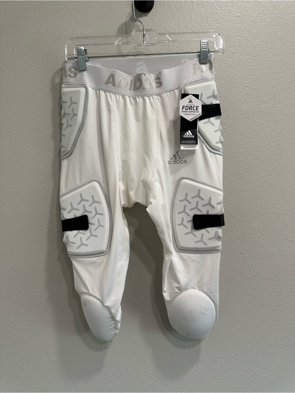 NWT adidas football girdle medium white